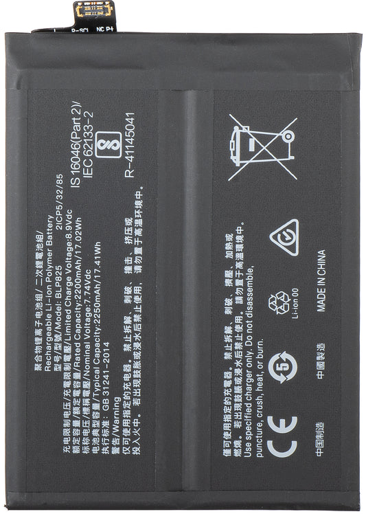 Battery for Oppo Find X3 Neo / Reno6 Pro 5G / Reno5 Pro 5G / Reno5 Pro+ 5G, BLP825