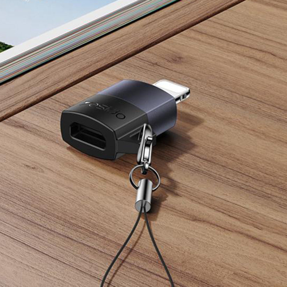 MicroUSB - Lightning Data and Charging Adapter Yesido GS30, Gray