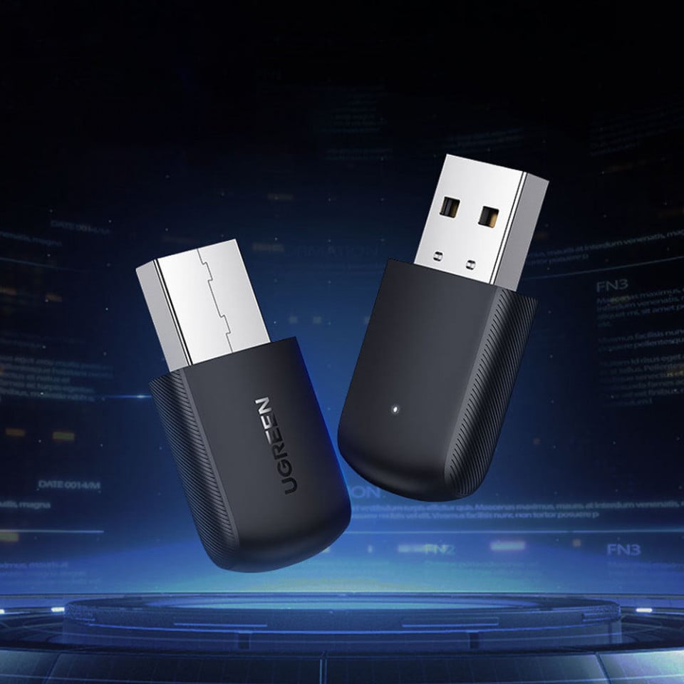UGREEN CM448 Wireless Adapter, Dual Band, Black