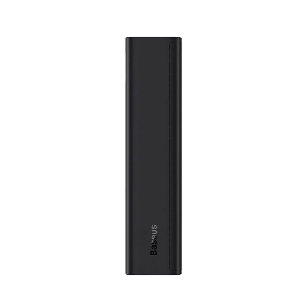 Baseus Adaman2 External Battery, 10000mAh, 30W, QC + PD, 1 x USB-C - 2 x USB-A, Black PPAD040101