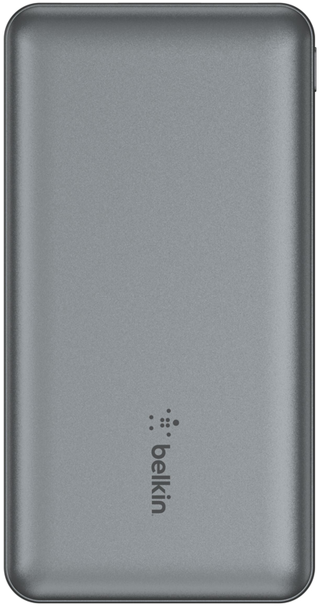 Belkin BoostCharge External Battery, 10000mAh, 15W, 1 x USB-C - 2 x USB-A, Gray BPB011btGY