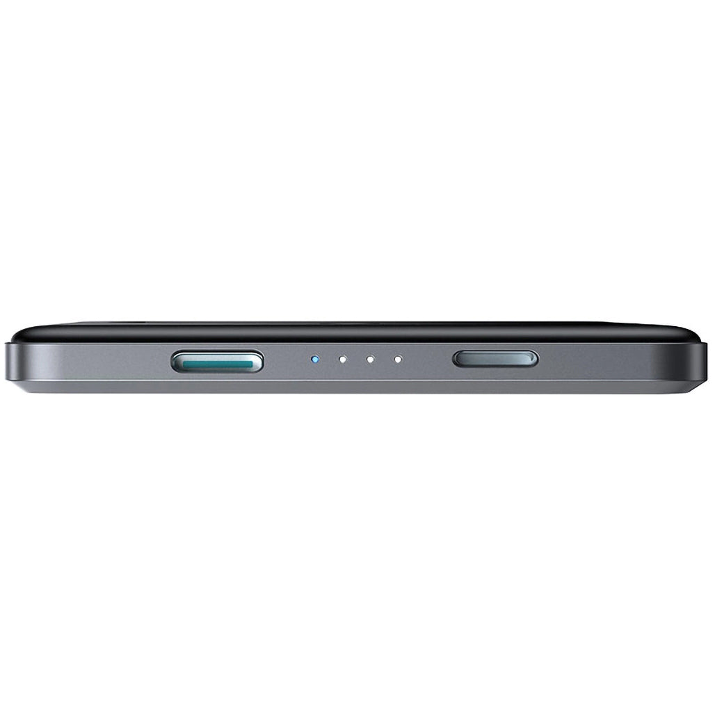 Joyroom JR-PBM08 Wireless External Battery, 5000mAh, 20W, PD + FQI, 1 x QI - 1 x USB-C, Grey