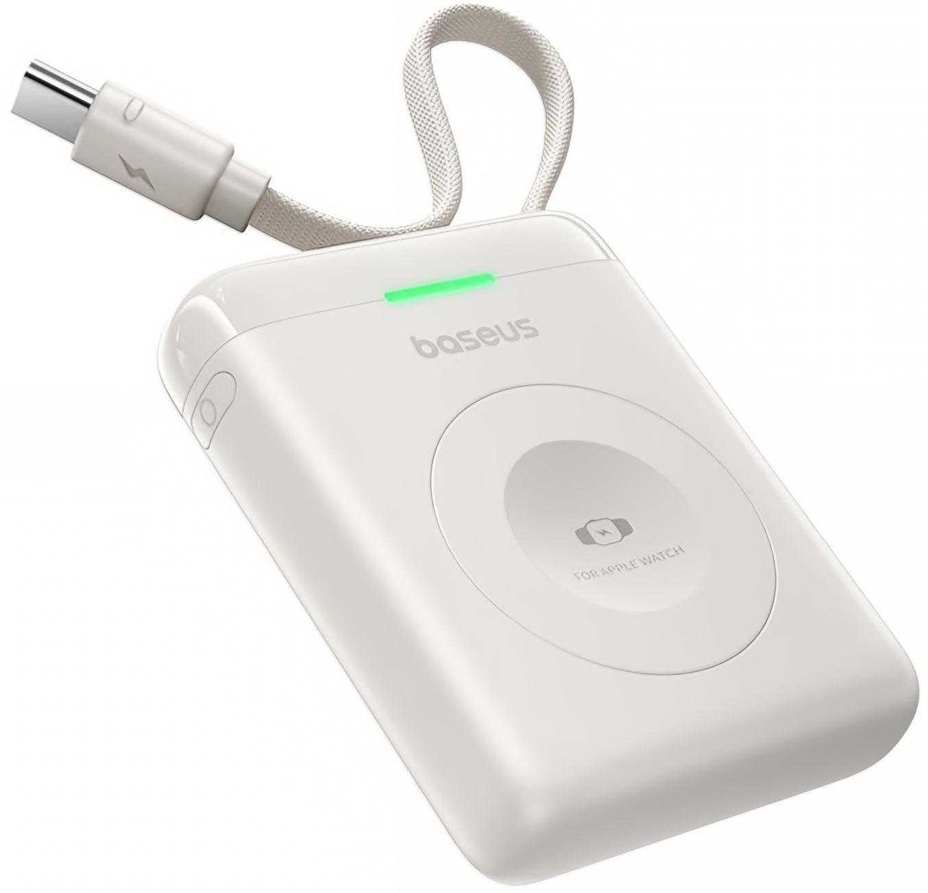 Baseus EnerFill FW11 Wireless External Battery, 1640mAh, 5W, 1 x QI, White E0205302