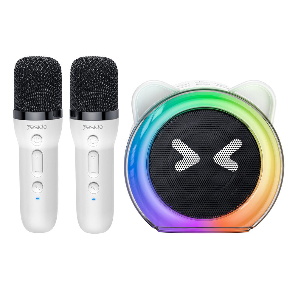 Yesido YSW36 Kids Bluetooth Speaker, 5W, Karaoke, White