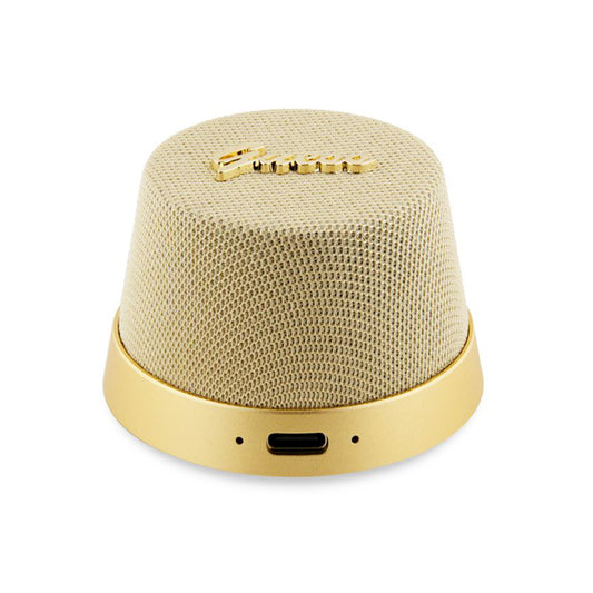 Guess Magnetic Script Metal Portable Bluetooth Speaker, 3W, Gold