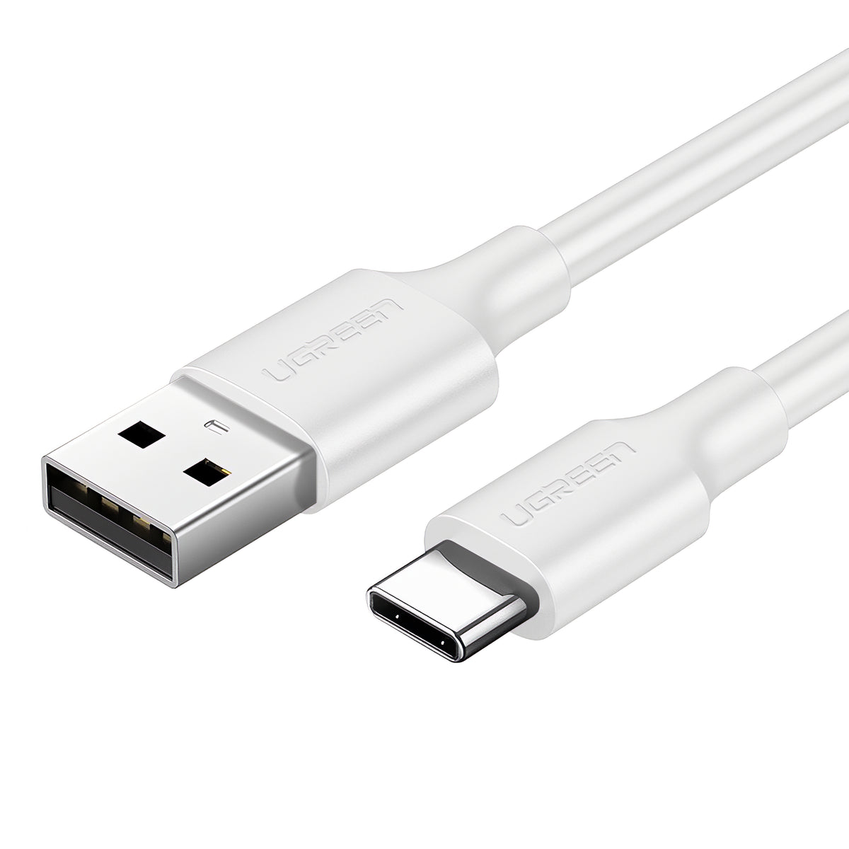 UGREEN US287 USB-A to USB-C Data and Charging Cable, 18W, 1.5m, White