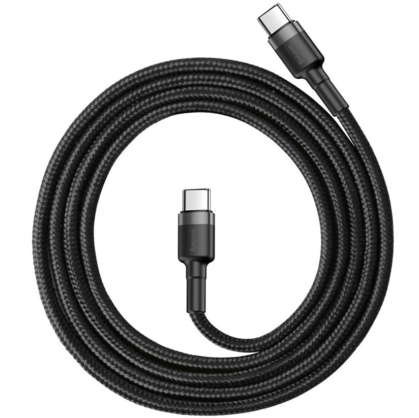 USB-C Data and Charging Cable - USB-C Baseus Cafule, 60W, 1m, Black CATKLF-GG1 CATKLF-GG1