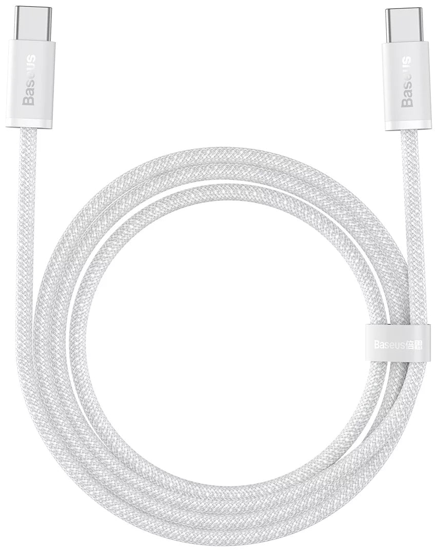 USB-C Data and Charging Cable - USB-C Baseus Dynamic Series, 100W, 1m, White CALD000202
