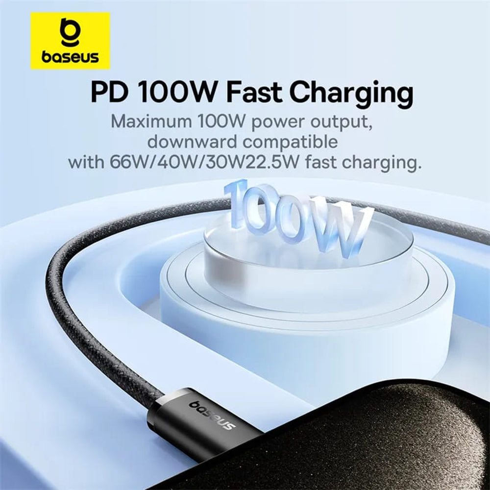 USB-C Data and Charging Cable - USB-C Baseus Dynamic 3 Series, 100W, 2m, Black P10367000111-01
