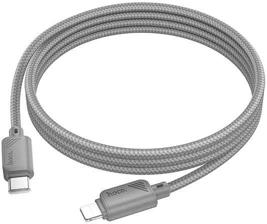 USB-C to Lightning Data and Charging Cable HOCO X113, 27W, 1m, Gray