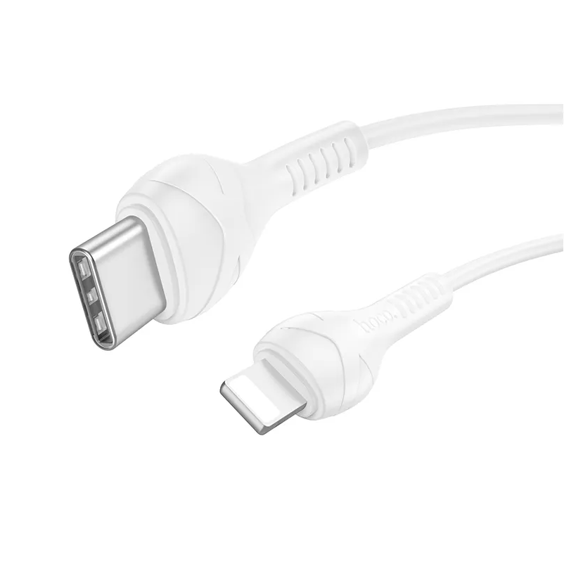 USB-C to Lightning Data and Charging Cable HOCO X37, 27W, 1m, White