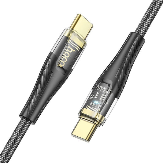 USB-C to USB-C Data and Charging Cable HOCO U121, 60W, 1.2m, Black