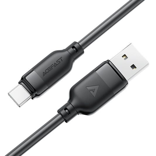 USB-A to USB-C Acefast C16-04 Data and Charging Cable, 18W, 1.2m, Black