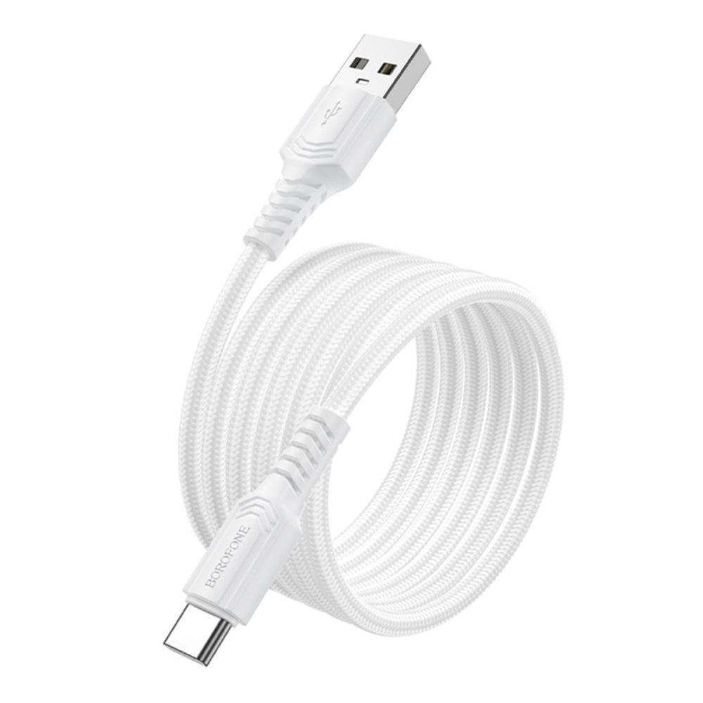 USB-A to USB-C Data and Charging Cable Borofone BX116 Certain, 18W, 1m, Black