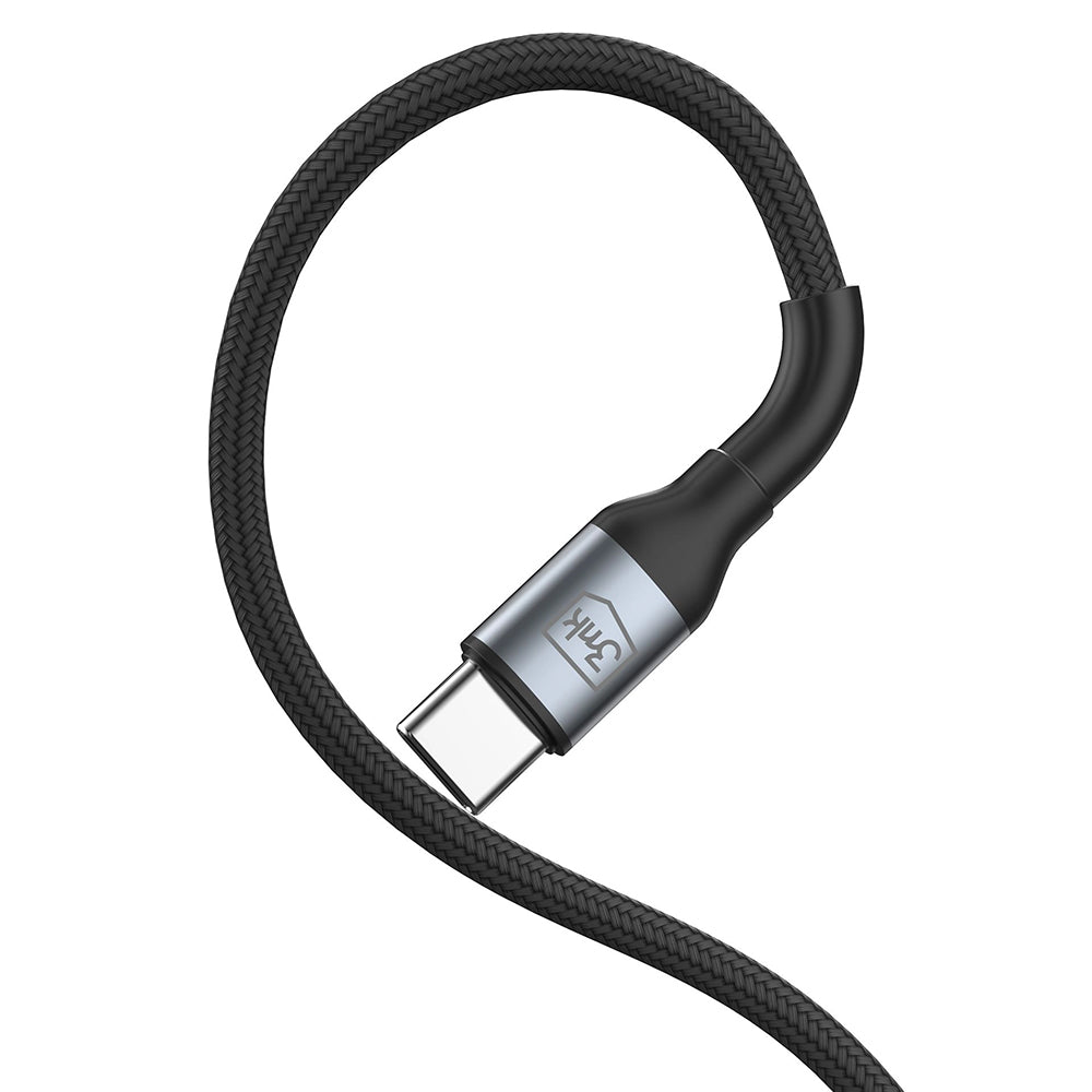 USB-C Data and Charging Cable - USB-C 3MK Hyper N, 100W, 1m, Black