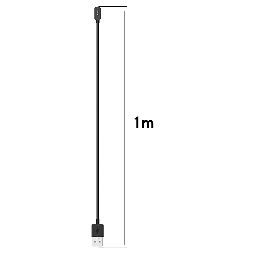 Techsuit TXC3 Charging Cable for Xiaomi Smart Band 8 Pro / 8, USB-A, Black
