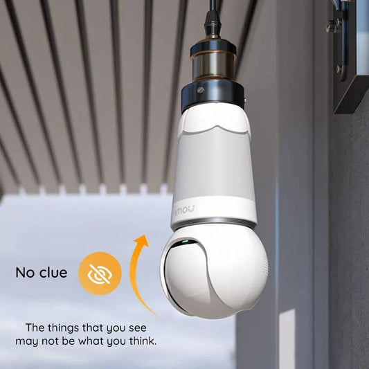 Imou Bulb Surveillance Camera, Wi-Fi, 2K, Indoor, White IPC-S6DP-5M0WEB-E27