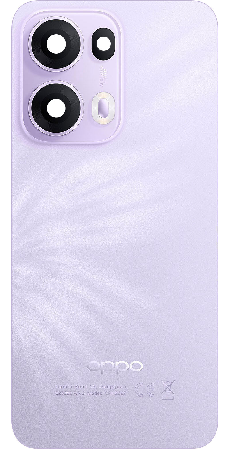 Oppo Reno13 Pro Battery Cover, Purple (Plume Purple), Service Pack 621033000470