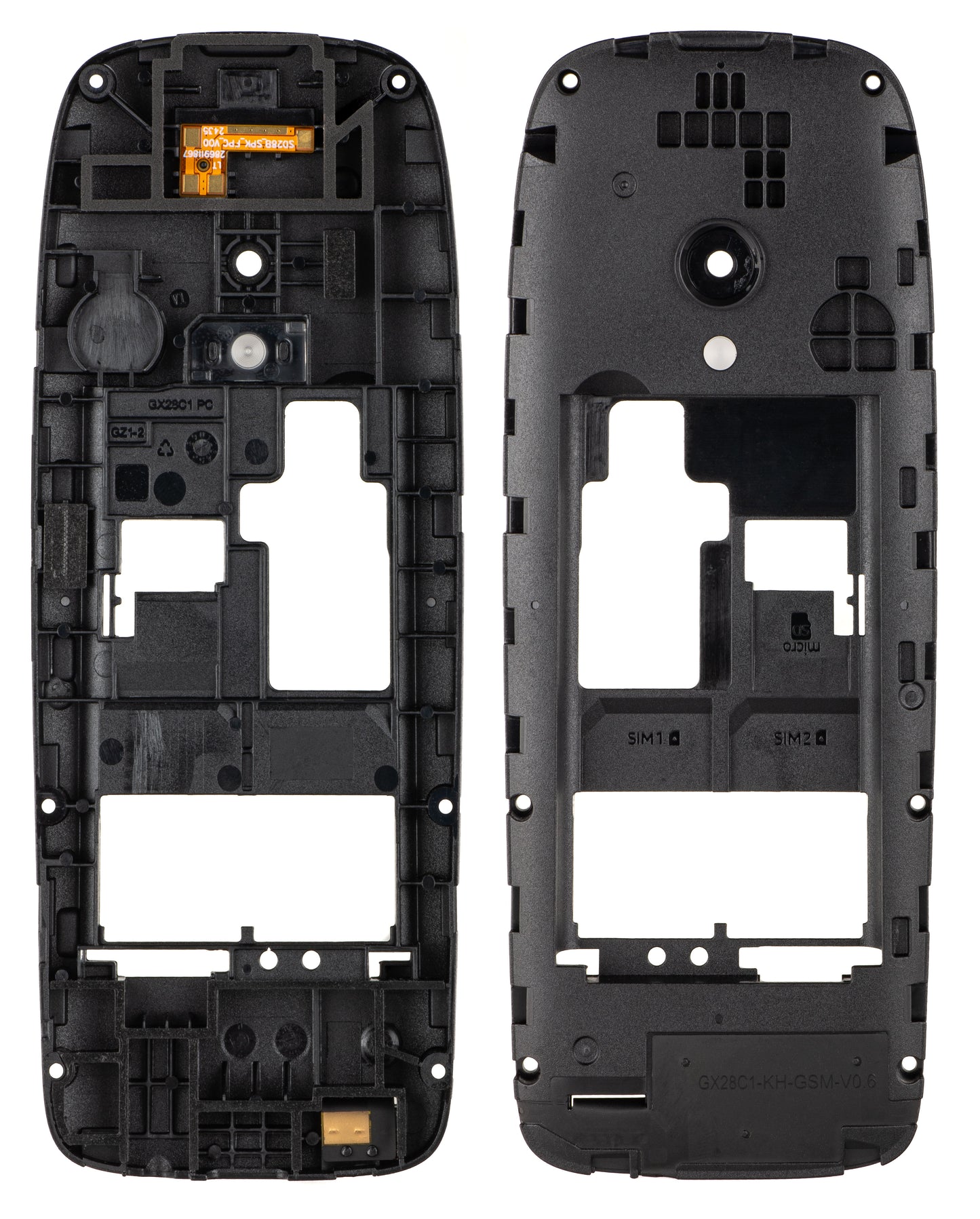 Middle Cover for NOKIA 6310 (2024), Black