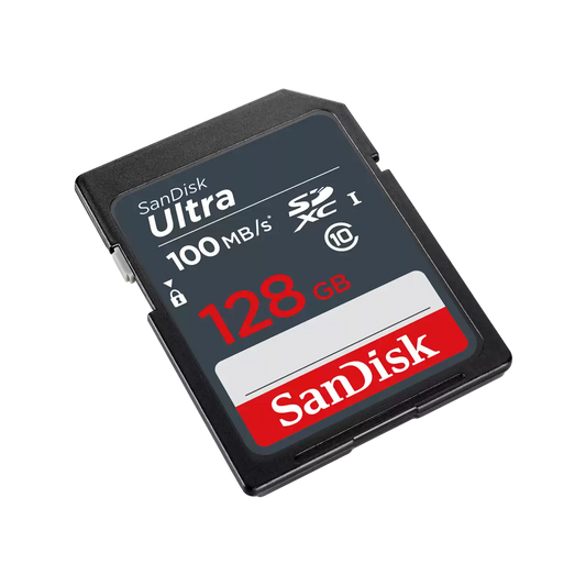 SanDisk Ultra SDXC Memory Card, 128GB, Class 10 SDSDUNR-128G-GN3IN