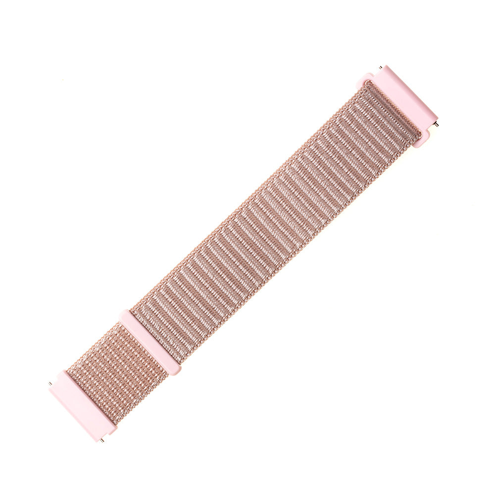 Fixed Nylon Strap for Samsung Galaxy Watch / Huawei Watch Series, 20mm, Rose Gold