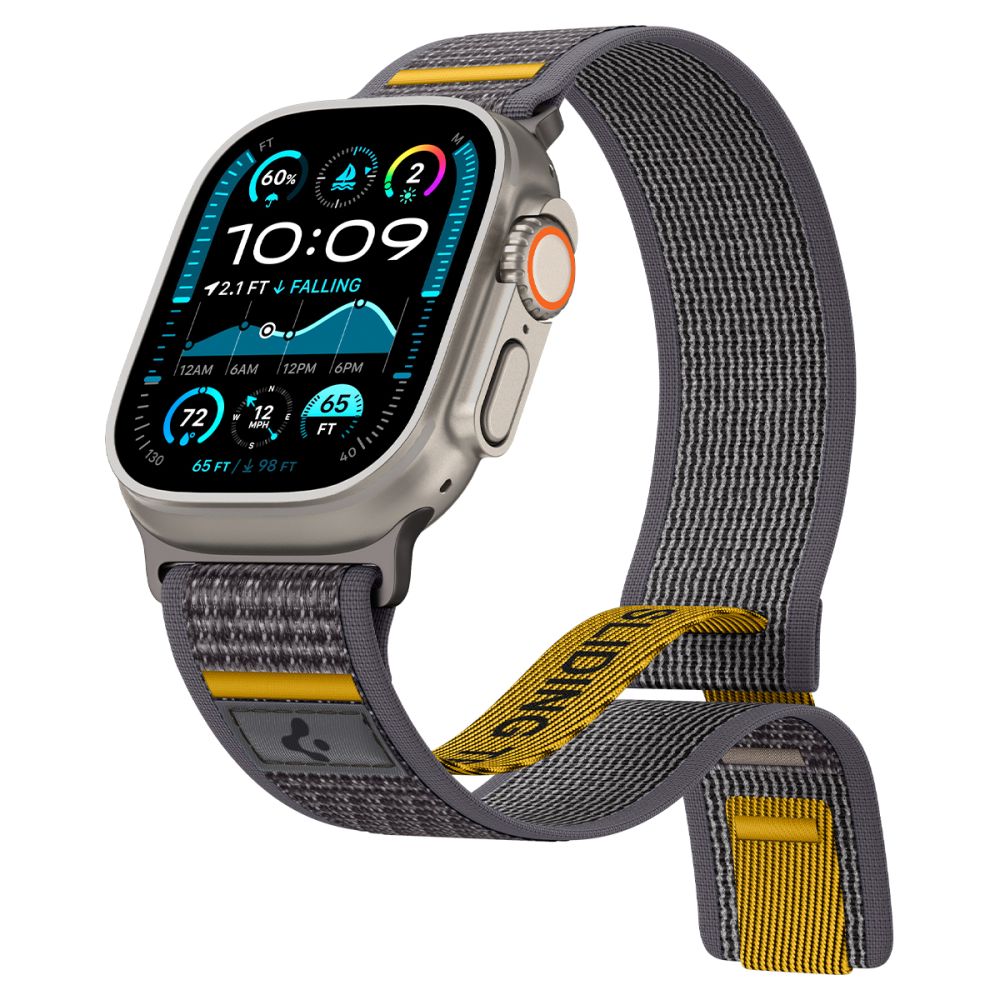 Spigen Athlex Air Strap for Apple Watch 49mm / 46mm / 45mm / 44mm Series, Grey