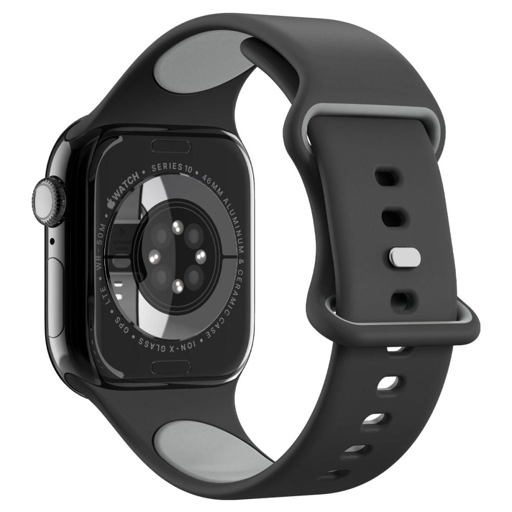Spigen Nano Pop Strap for Apple Watch 49mm / 46mm / 45mm / 44mm / 42mm Series, Black AMP09321