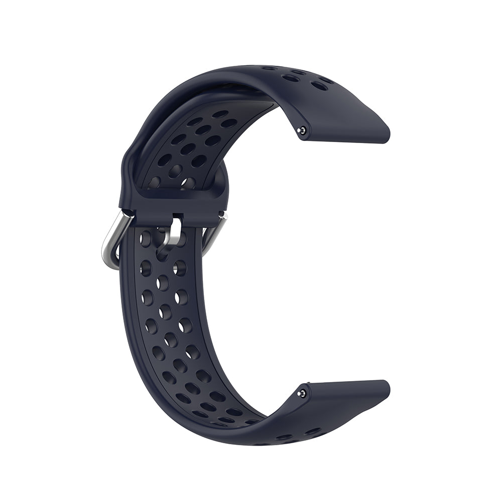 Techsuit W004 Strap for Samsung Galaxy Watch / Huawei Watch Series, 20mm, Dark Blue