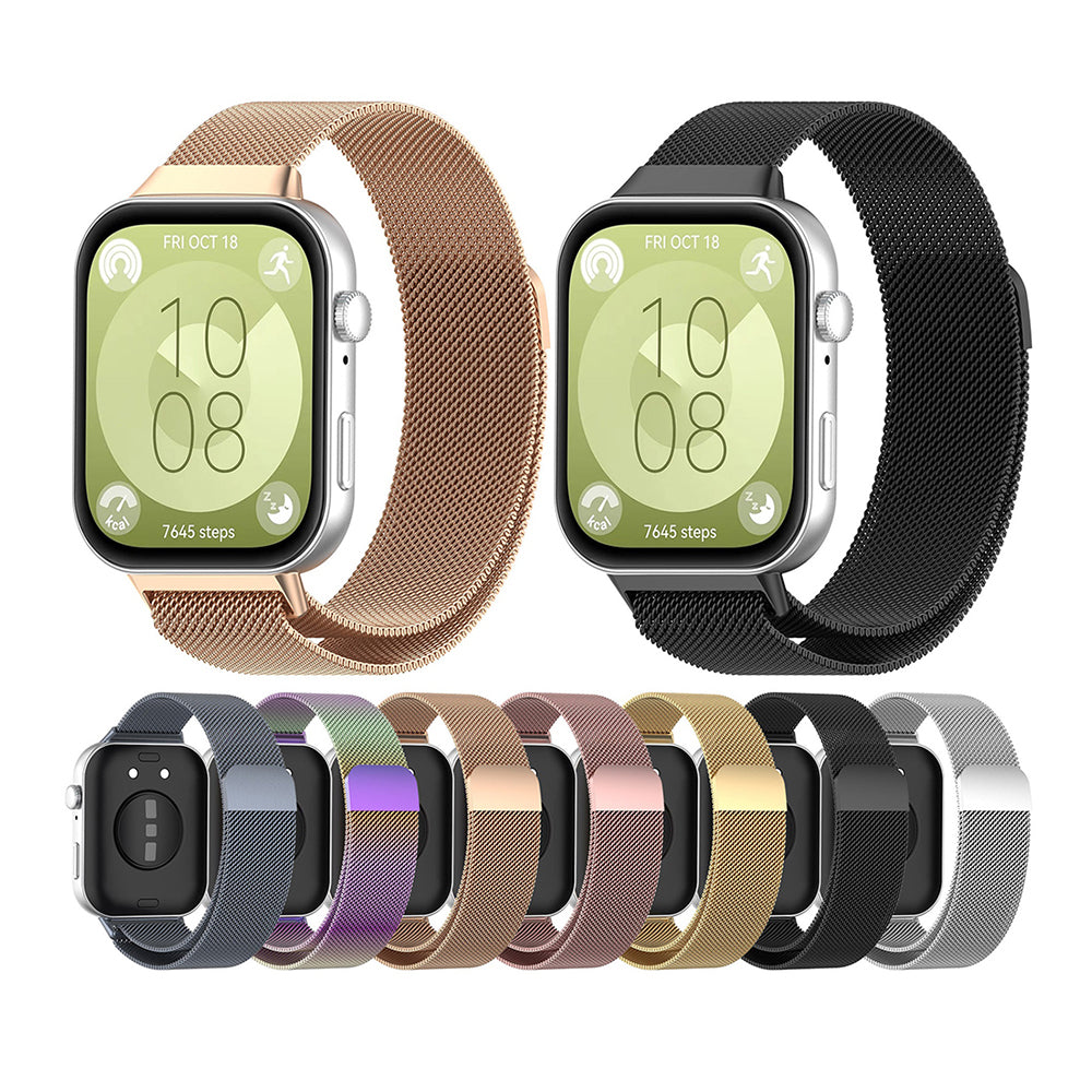 Techsuit W009 Strap for Huawei Watch Fit 4 Pro / Fit 4 / Fit 3, Rose Gold