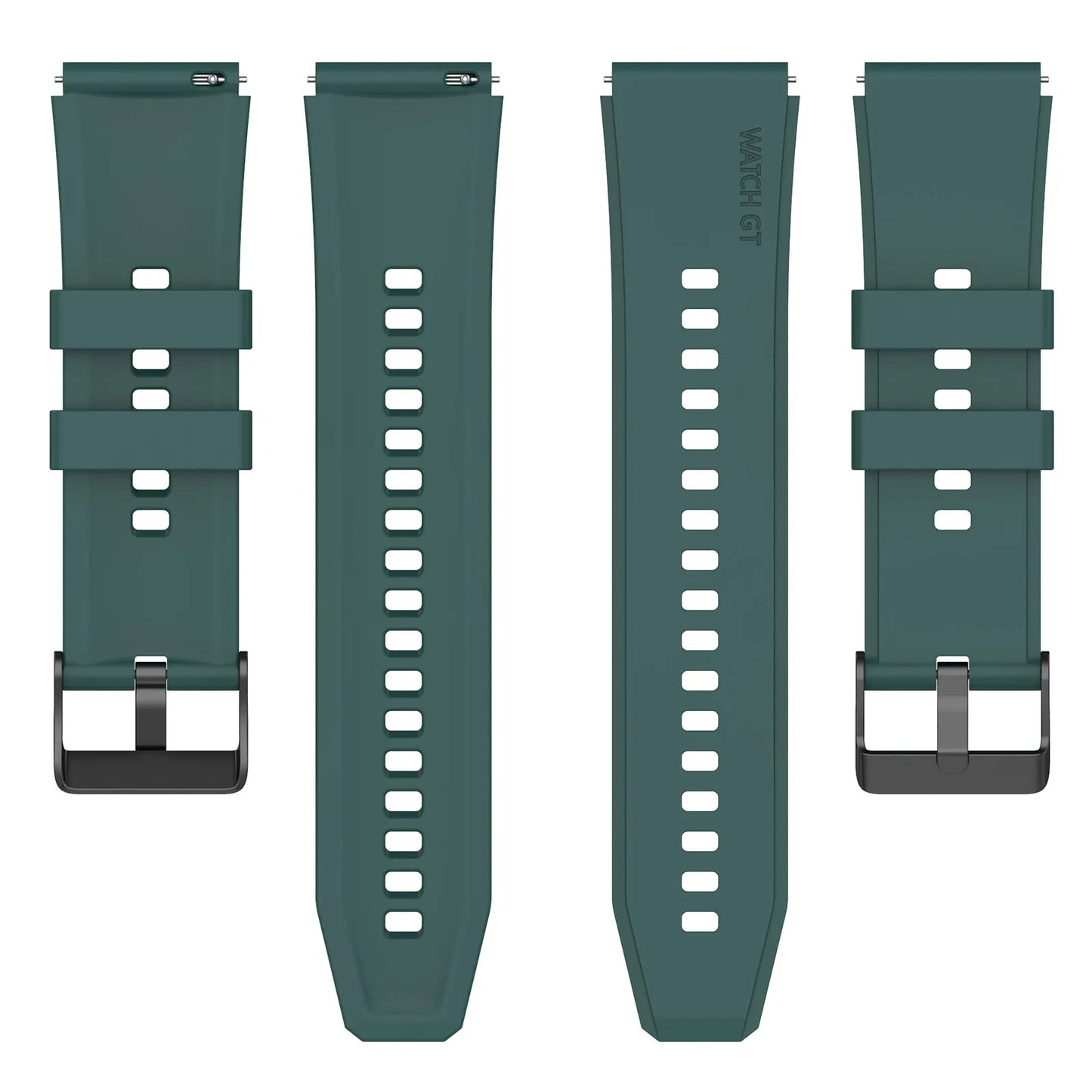 Techsuit W026 Strap for Huawei Watch / Xiaomi Watch Series, 22mm, Dark Green