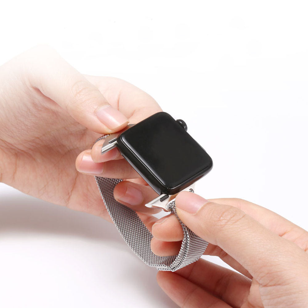 Techsuit W034 Strap for Apple Watch 49mm / 46mm / 45mm / 44mm / 42mm Series, Gold