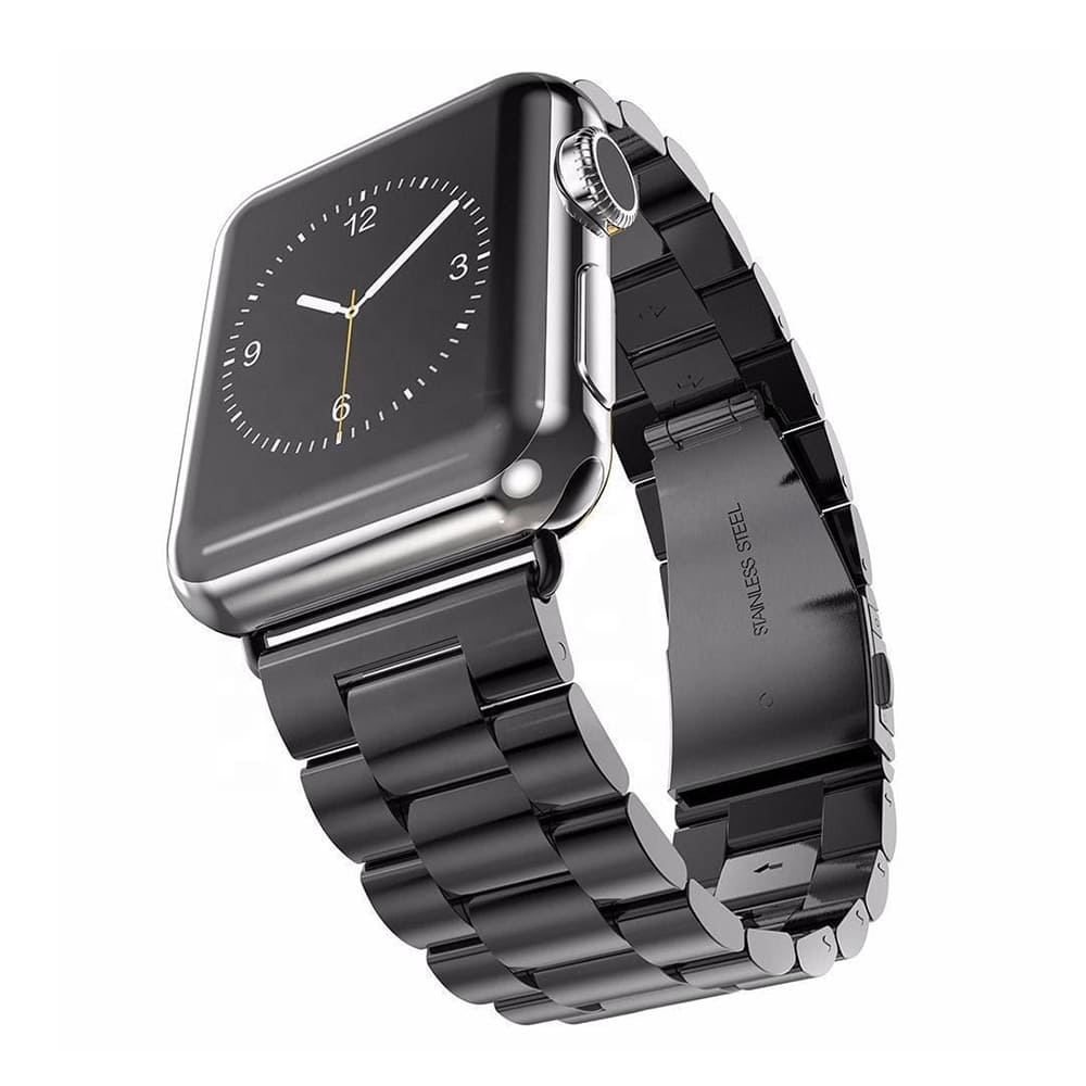 Techsuit W036 Strap for Apple Watch 49mm / 46mm / 45mm / 44mm / 42mm Series, Black