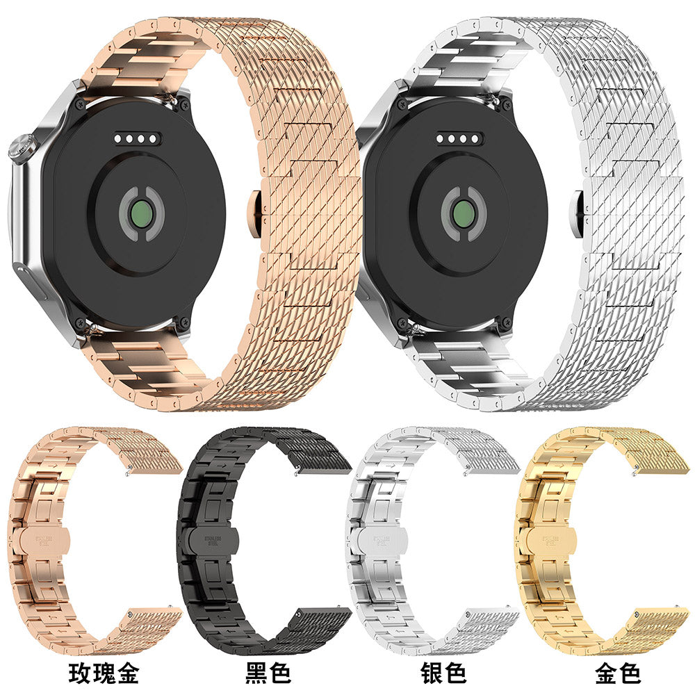 Techsuit W052 Strap for Huawei Watch / Xiaomi Watch Series, 22mm, Silver
