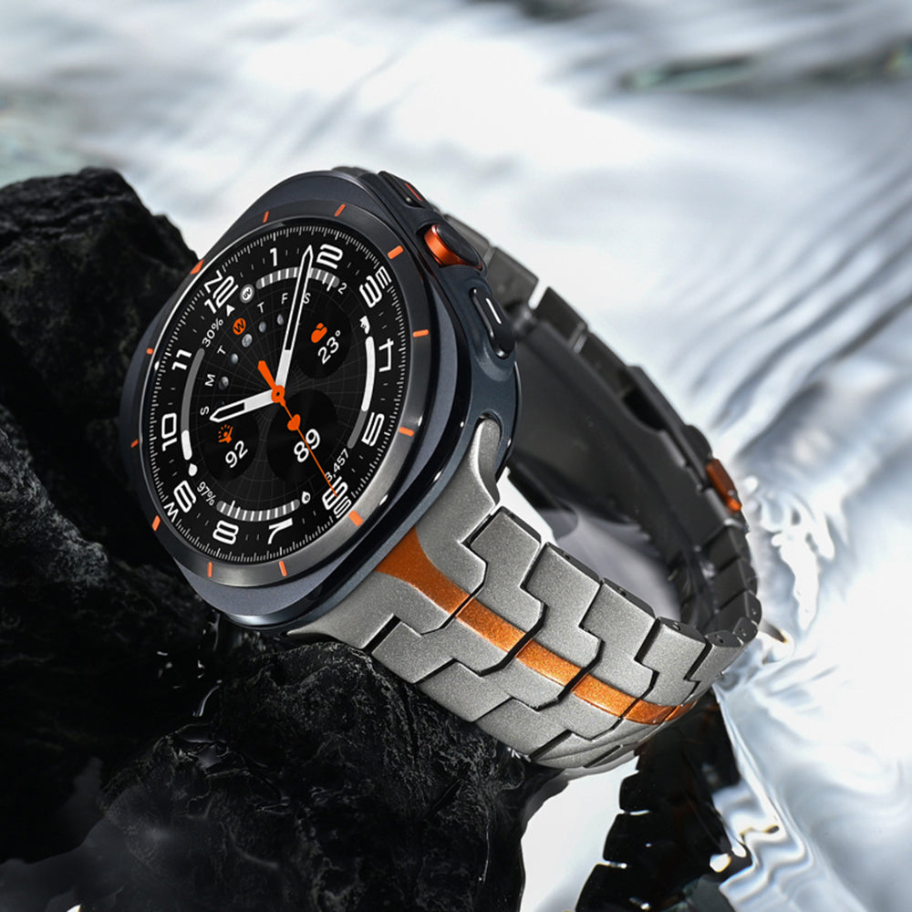 Techsuit W063 Strap for Samsung Galaxy Watch Ultra, Orange