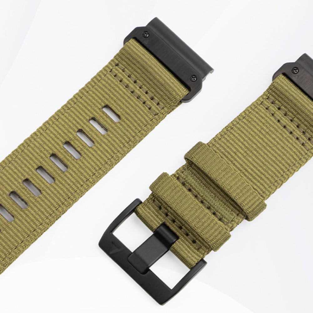 Techsuit W070 Strap for Garmin Watch Fenix / Forerunner / Approach Series, 22mm, Black