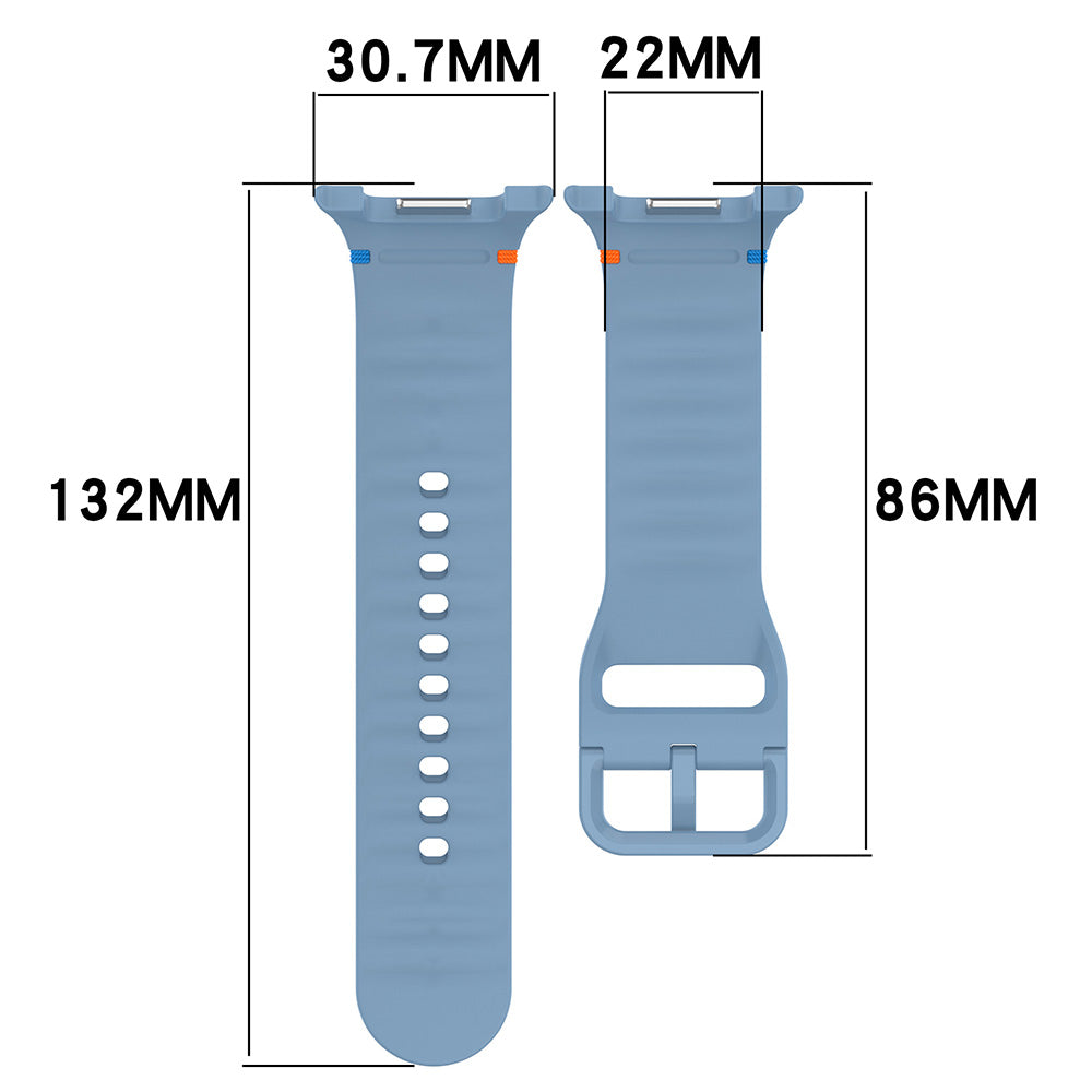 Techsuit W079 Strap for Samsung Galaxy Watch9 / Watch8 / Watch8 Classic Series, Navy Blue