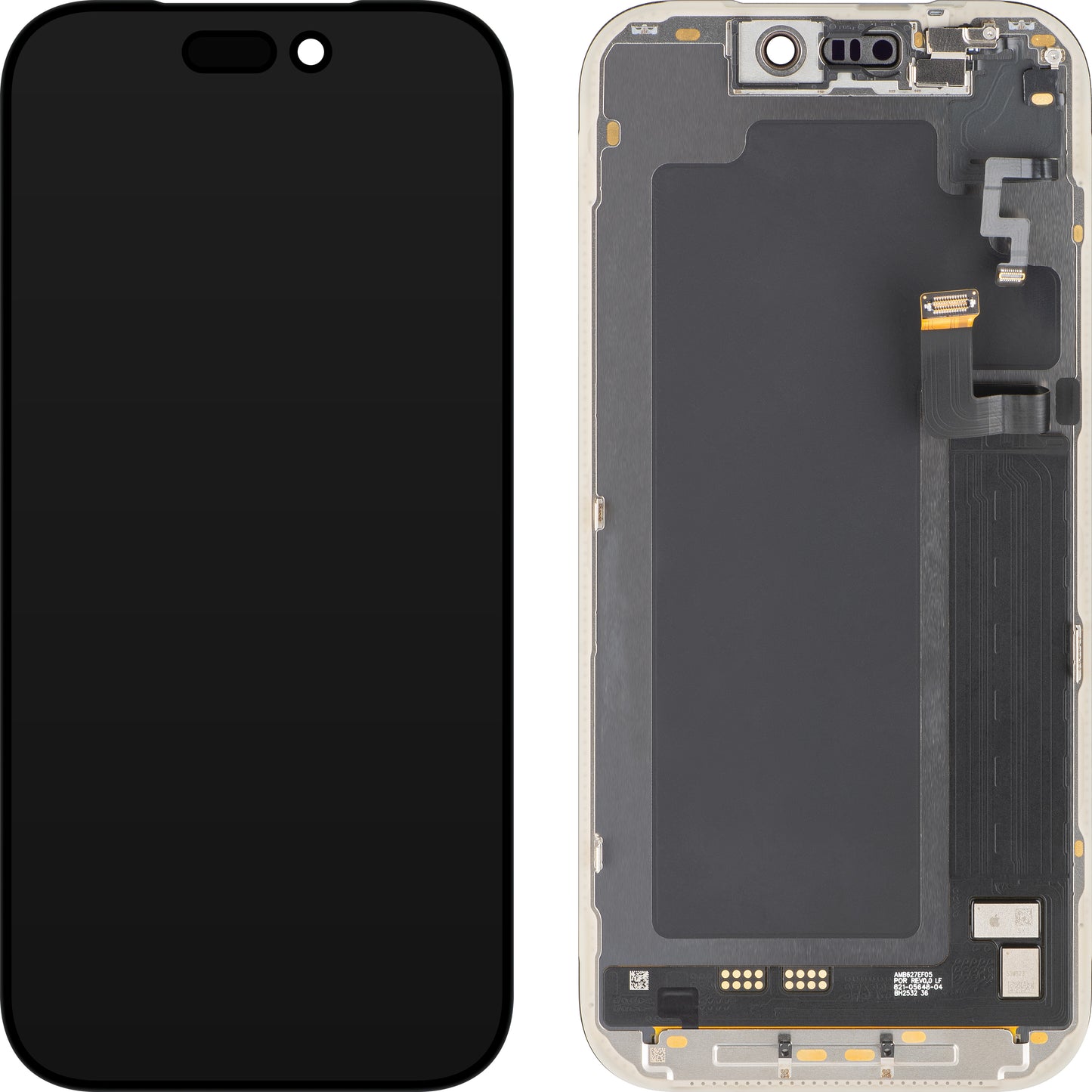 Apple iPhone 17 Pro Display with Touchscreen, Frame, Black, Service Pack 661-56125