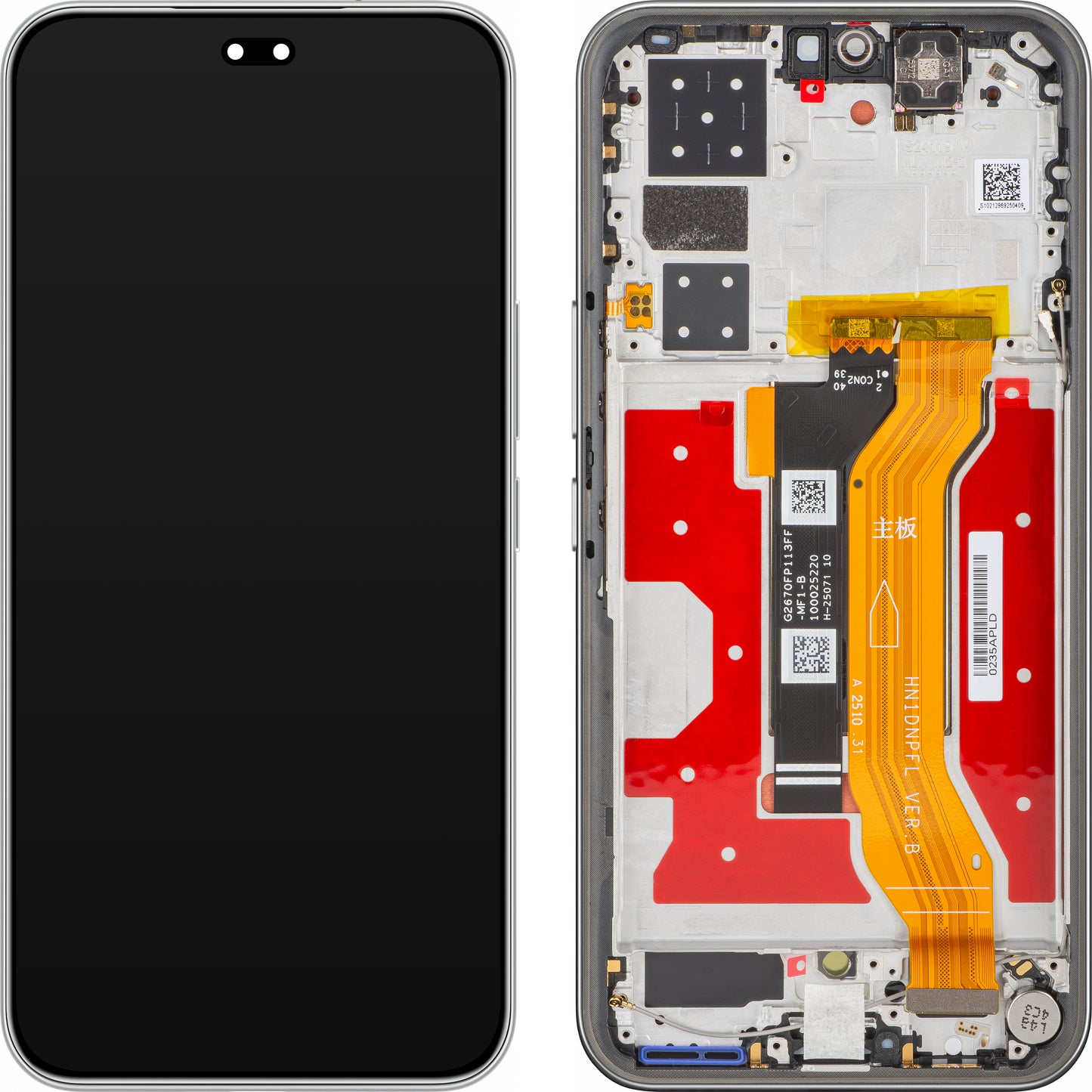 Honor 400 Pro Display with Touchscreen, with Frame, Grey (Lunar Grey), Service Pack 0235APLD