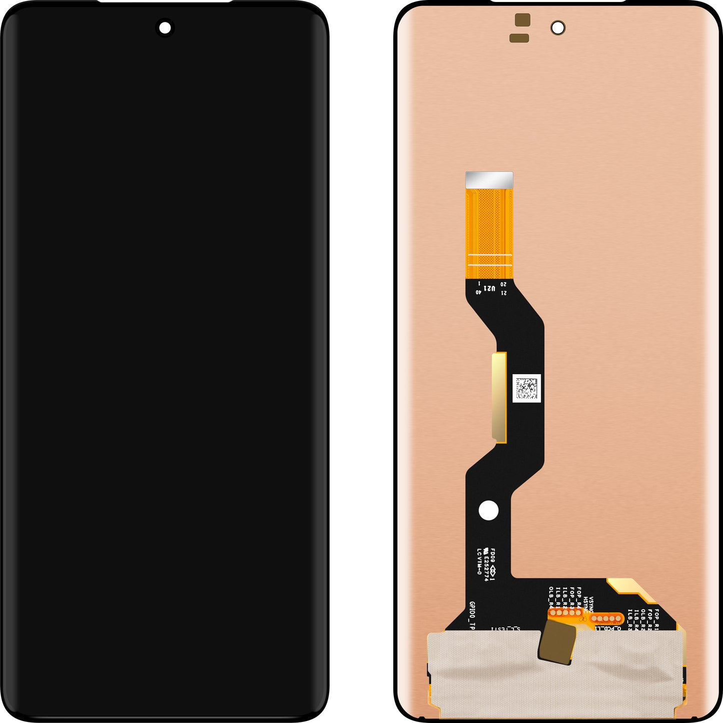 MP Touchscreen Display compatible with Motorola Edge 60 Pro