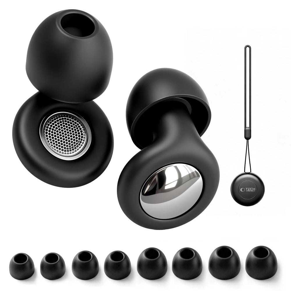 Tech-Protect QuietFit Earplugs, Black