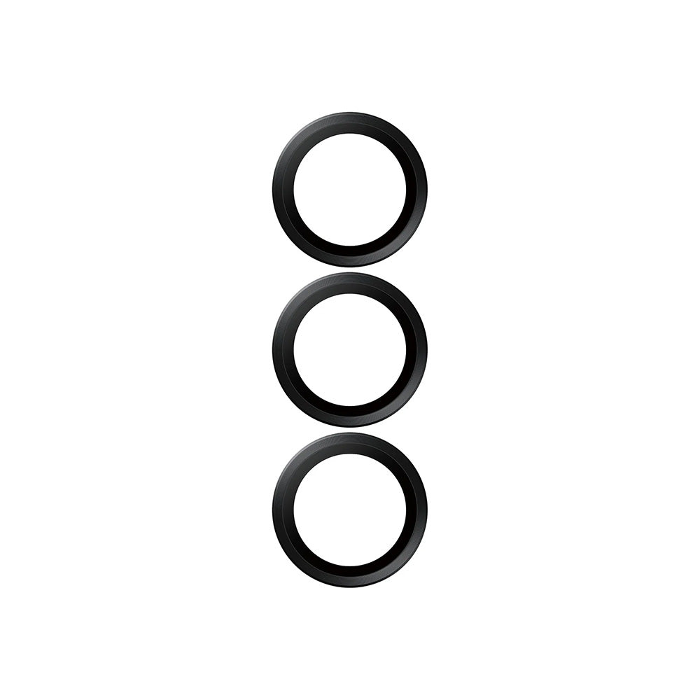 PanzerGlass Hoops Rear Camera Protector for Samsung Galaxy S25 S931, Tempered Glass, Black