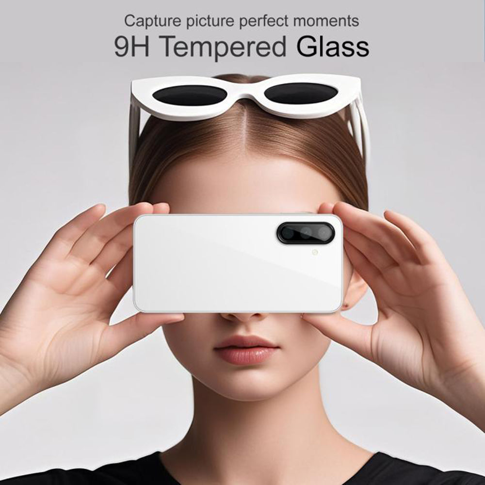 Techsuit Rear Camera Protective Film for Samsung Galaxy A17 4G / A17 5G, Tempered Glass, Black