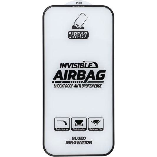 Mr. Monkey Glass Anti-broken Screen Protector for Apple iPhone 16 Pro, Glass Shielded, Full Glue, 5D, Black