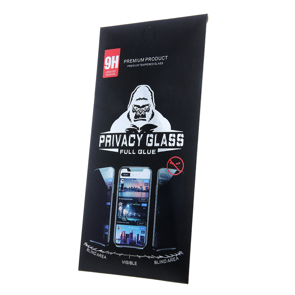 OEM Privacy Screen Protector for Samsung Galaxy S24+ S926, Tempered Glass, Full Glue