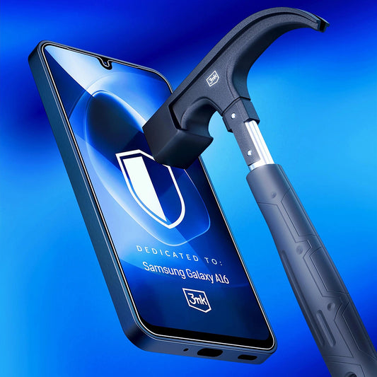 3MK FlexibleGlass Screen Protector for Apple iPhone 17, Flexible Glass, Full Glue