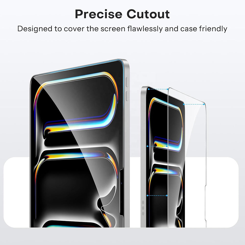 Blueo HD Screen Protector Film for Apple iPad mini (2024) / mini (2021), Tempered Glass, Full Glue
