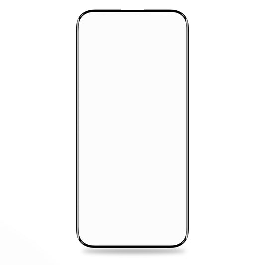Blueo Silk HD Screen Protector Film for Apple iPhone 16 Plus / 15 Plus, Tempered Glass, Full Glue, Set of 5 pieces, 2.5D, Black
