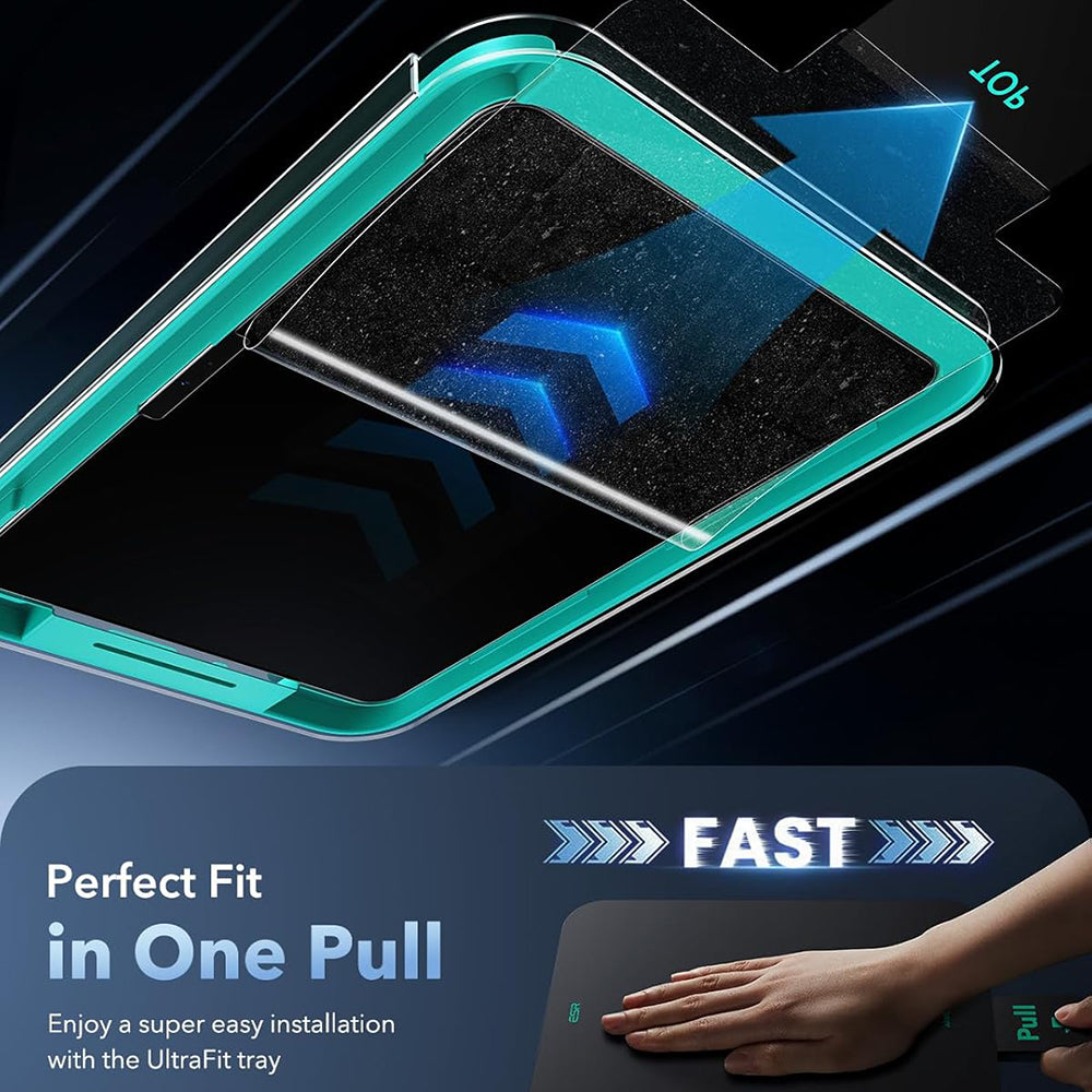 ESR Armorite Paper Feel UltraFit Screen Protector for Apple iPad Air 13 (2026) / Air 13 (2025) / Air 13 (2024), Tempered Glass, Full Glue