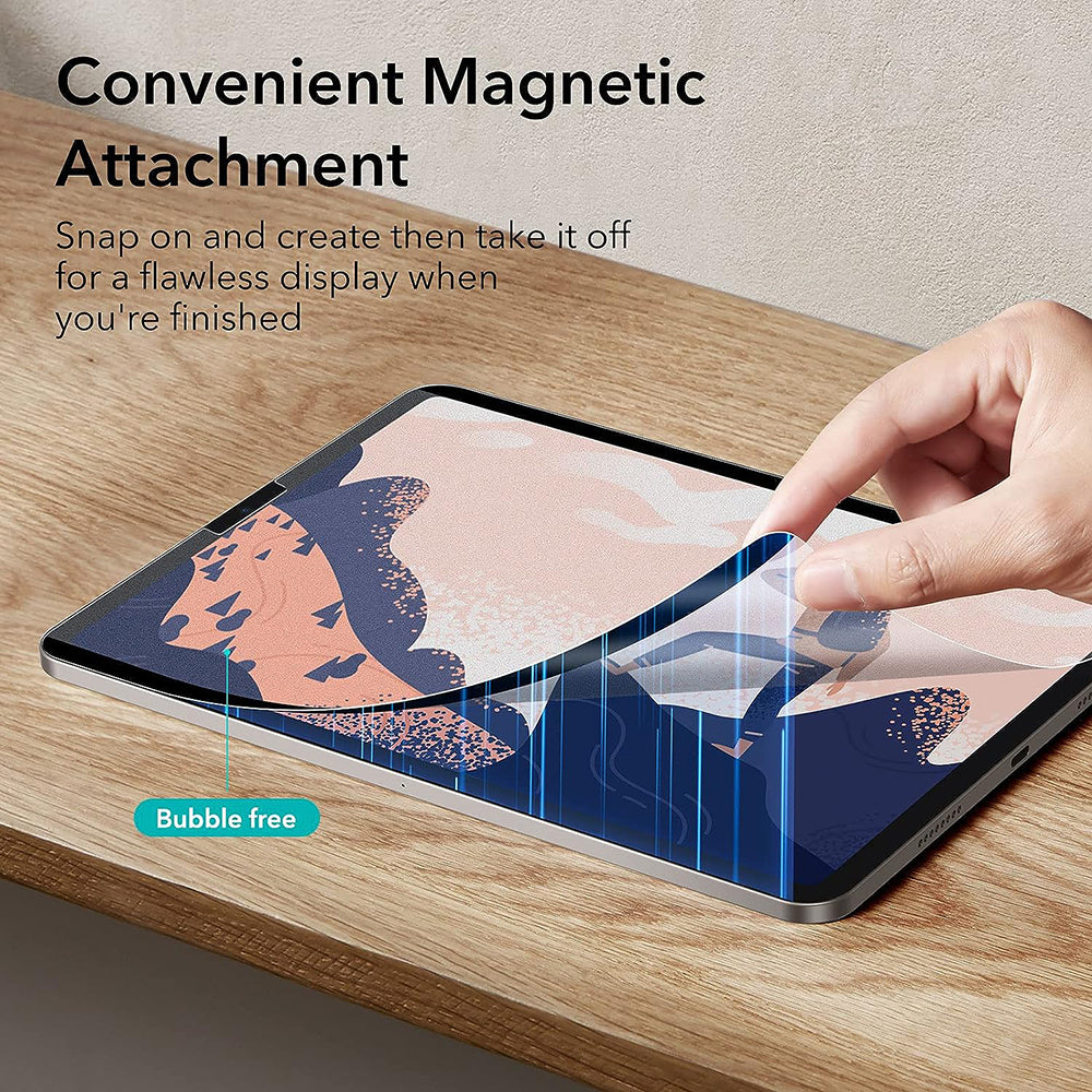 ESR Paper Feel Magnetic Screen Protector for Apple iPad Air 13 (2026) / Air 13 (2025) / Air 13 (2024), Plastic