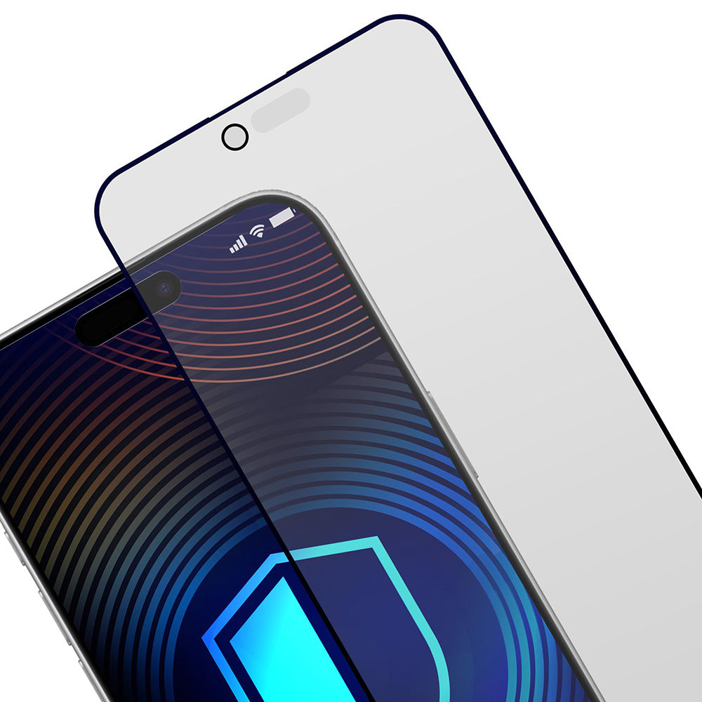 Matte Privacy Screen Protector 3MK HardGlass Max for Apple iPhone 17 Air, Tempered Glass, Full Glue